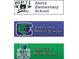 Logos of Avery Elementary, Creekland Middle, and Creekview High Schools at 269 Red Gate Dr, Canton, GA 30115