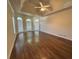 Main bedroom with hardwood floors and large windows allowing for great natural light at 71 Tobinleigh Ct, Acworth, GA 30101