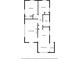 Detailed floor plan showcasing layout with two bedrooms, bath, living, dining, kitchen, and laundry areas at 244 Pauladean Se Cir, Marietta, GA 30067