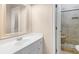 Bathroom with vanity and walk-in shower at 3 Woodlawn Ne Dr, Marietta, GA 30067