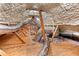 Image of the attic with spray foam insulation and ductwork, optimizing energy efficiency and climate control at 1008 Lena Nw St, Atlanta, GA 30314