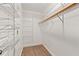 Walk-in closet featuring wire shelving and a hanging rod offering ample storage space at 1008 Lena Nw St, Atlanta, GA 30314