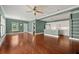 Open concept living area with hardwood floors and easy access to the kitchen at 1008 Lena Nw St, Atlanta, GA 30314