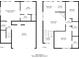 Floor plan showcasing the layout of the primary bedroom, garage, kitchen and living room at 3721 Longview Dr, Douglasville, GA 30135