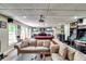 Finished basement featuring a pool table, TVs, and game machines, great for recreation and fun at 7635 Blandford Pl, Atlanta, GA 30350