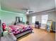 Bedroom with neutral carpet, two windows, and a view at 7635 Blandford Pl, Atlanta, GA 30350