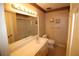 Neutral bathroom with a long vanity, and tile flooring at 2977 Karen Ln, Marietta, GA 30062