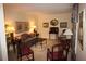 Traditional living room with floral patterned sofa and complementary decor at 2977 Karen Ln, Marietta, GA 30062
