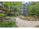 Beautiful landscaping and a walking path surround this lovely condo complex at 1850 Cotillion Dr # 3307, Atlanta, GA 30338
