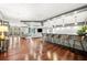 Elegant clubhouse with hardwood floors, bar seating, and comfortable lounge area at 1101 Juniper Ne St # 1519, Atlanta, GA 30309