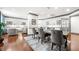 Spacious dining room with seating for six, complemented by an adjacent lounge area at 1101 Juniper Ne St # 1519, Atlanta, GA 30309