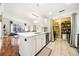 Open-concept kitchen boasts stone countertops, island, and lots of storage at 1101 Juniper Ne St # 1519, Atlanta, GA 30309
