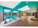 This indoor pool features an attached exercise gym at 1101 Juniper Ne St # 1519, Atlanta, GA 30309