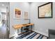 A stylish office space with vintage art, sleek desk, and abundant natural light, ideal for remote work at 1331 Iverson Ne St # A, Atlanta, GA 30307