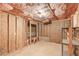 Insulated basement with framing ready for finishing and customization at 160 Winter Park Ln, Powder Springs, GA 30127