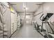 Spacious garage with storage and exercise equipment at 6322 Scudders Dr, Lithonia, GA 30058