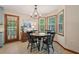 Charming dining area with natural light and warm wood trim at 4315 Hickory Point Dr, Canton, GA 30115