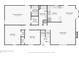 Detailed floor plan showcasing the layout of the main level of the home at 4315 Hickory Point Dr, Canton, GA 30115