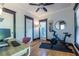 Bright office space with hardwood floors and modern decor, perfect for working from home at 1014 Braeburn Ln, Decatur, GA 30030