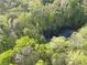 A view of the creek surrounded by mature trees at 210 Arbor Creek Dr, Dallas, GA 30157