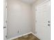 Simple entryway featuring neutral walls and a convenient coat closet at 6904 Estepona St, Atlanta, GA 30349