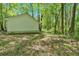 Backyard with a view of trees from behind the house showing the surrounding natural landscape at 113 Fowler Dr, Bowdon, GA 30108