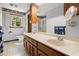 Bathroom featuring double sinks, a window, and vanity at 135 Longview Rd, Fayetteville, GA 30214