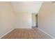 Empty bedroom with neutral walls and carpet, and one door at 1401 Kala Dr, Lithonia, GA 30058