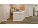 Open kitchen boasts stainless appliances and ample counter space at 4486 Thorngate Ln, Acworth, GA 30101