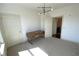 Bedroom with a desk and two doors at 901 Abernathy Ne Rd # 5050, Atlanta, GA 30328