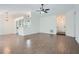 Bright living room with tile floors, open layout, and view of the front entry at 2939 Owens Point Nw Trl, Kennesaw, GA 30152