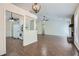 Open-concept living area flowing into the kitchen with modern fixtures at 2939 Owens Point Nw Trl, Kennesaw, GA 30152