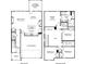 Detailed floor plan showcasing layout of bedrooms, bathrooms, and common areas at 4785 Marjorie Dr, Cumming, GA 30041