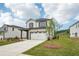 Lovely two-story home includes green lawn, landscaped bed and attached 2-car garage at 4830 Marjorie Dr, Cumming, GA 30041