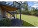 Backyard patio and lush lawn at 5153 Elkins Ln, Acworth, GA 30101