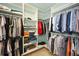 Walk-in closet with built-in shelving and ample hanging space at 773 Pebblebrook Rd, Mableton, GA 30126