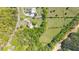 An aerial shot shows a lush property with mature trees and manicured lawns including a pool at 88 Cline Smith Ne Rd, Cartersville, GA 30121