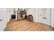 Office area features light colored laminate flooring and coordinating desk at 88 Cline Smith Ne Rd, Cartersville, GA 30121
