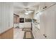 Traditional style kitchen with white cabinets, tile floors, stainless appliances and breakfast nook at 1788 Hammond Woods Sw Cir, Marietta, GA 30008