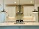 Modern kitchen with stainless steel appliances, sleek white cabinets, and marble countertops at 102 Birch Tree Way, Cumming, GA 30040