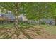 Beautiful backyard with mature trees, green grass, and community deck at 1971 Sterling Oaks Cir, Brookhaven, GA 30319