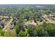 Aerial community view showcases mature trees and winding roads, ideal for nature enthusiasts at 744 Edgewater Nw Ln, Kennesaw, GA 30144