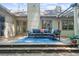 Cozy deck with comfortable seating, stylish decor, and a charming pergola at 815 Connell Ln, Lawrenceville, GA 30044