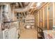 Unfinished basement with exposed ductwork and visible framework for customization at 3235 Crestview Dr, Cumming, GA 30041