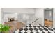 Bright foyer features black and white tile, an open floorplan, and lots of natural light at 4044 Ashentree Dr, Brookhaven, GA 30341