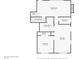 A lower level plan with Gathering room, two bedrooms and a bathroom at 4044 Ashentree Dr, Brookhaven, GA 30341
