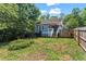 Picture of a home's backyard with a wooden fence and green grass at 756 Ormewood Se Ave, Atlanta, GA 30312