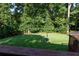 View from the deck of a lush green backyard with mature trees at 2340 Bexford Vw, Cumming, GA 30041