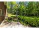 Beautiful backyard featuring a lush green lawn and mature trees creating a private oasis at 2927 Ponderosa Cir, Decatur, GA 30033