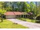 Lovely brick home featuring green shutters, an attached garage, and well-maintained front yard landscaping at 2927 Ponderosa Cir, Decatur, GA 30033